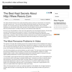 The Best Kept Secrets About