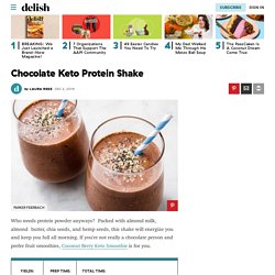 Best Keto Protein Shake Recipe - How To Make Keto Protein Shake