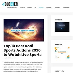 Top 10 Best Kodi Sports Addons 2020 to Watch Live Sports
