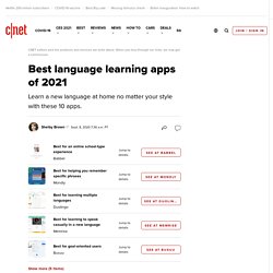 Best language learning apps of 2021
