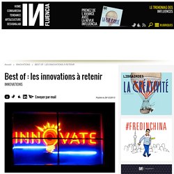 Best of : les innovations à retenir