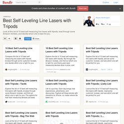 Best Self Leveling Line Lasers with Tripods