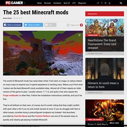 best minecraft mods