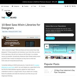 10 Best Sass Mixin Libraries for Designers