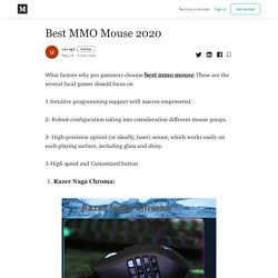 Best MMO Mouse 2020 - uos sgd - Medium