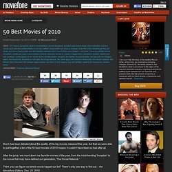 50 Best Movies of 2010
