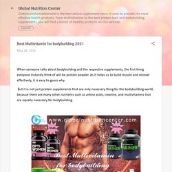 Best Multivitamin For Bodybuilding 2021