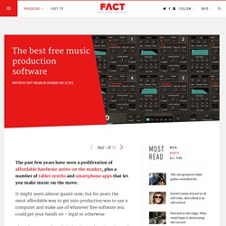 The best free music production software