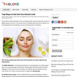 Best Natural Skin Care Tips for Women