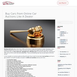 Online Car Auction Sites US