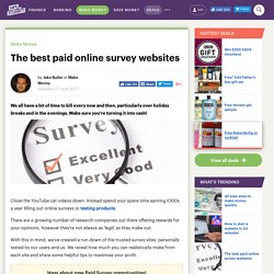 The best paid online survey websites – Save the Student!