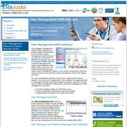 Get best ehr for pain management - EMR-EHRS