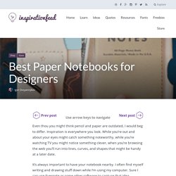 Best Paper Notebooks for Designers
