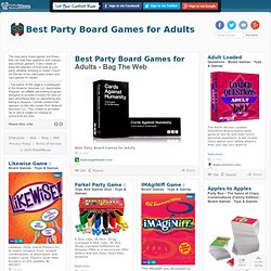Best Party Board Games for Adults