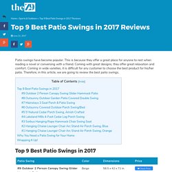 Top 9 Best Patio Swings in 2017 Reviews