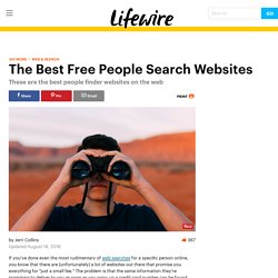 The Best Free People Search Websites