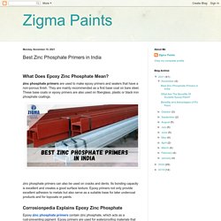 Best Zinc Phosphate Primers in India