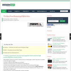 75+ Best Free Photoshop PSD UI Kits
