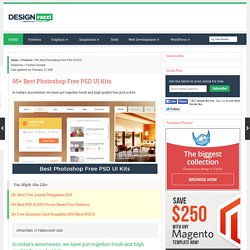 Best Free Photoshop PSD UI Kits