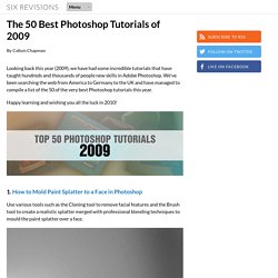 The 50 Best Photoshop Tutorials of 2009