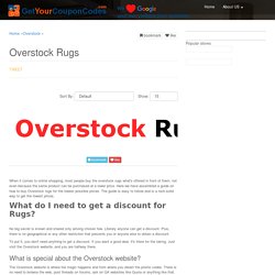 How to Get the Best Possible Deals on Overstock Rugs