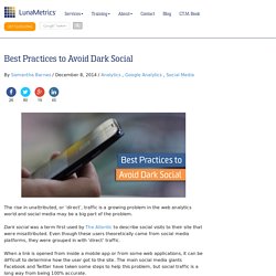 Best Practices to Avoid Dark Social