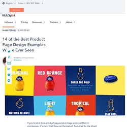 14 of the Best Product Page Design Examples We've Ever Seen
