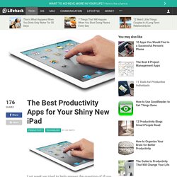 Stepcase Lifehack Best Productivity Apps for iPad