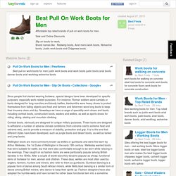Best Pull On Work Boots for Men