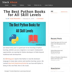 The Best Python Books for All Skill Levels