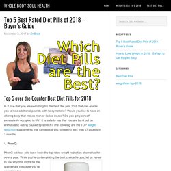 Top 5 Best Rated Diet Pills of 2018 - Buyer's Guide