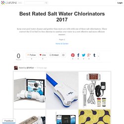 Best Rated Salt Water Chlorinators 2017
