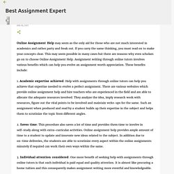 Best Reasons to Seek Online Assignment Help