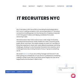 Best IT Recruiters in NYC