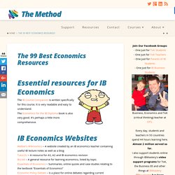 The 99 Best Economics Resources