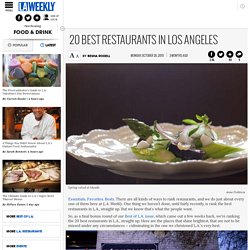 20 Best Restaurants in Los Angeles