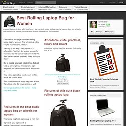 Best Rolling Laptop Bag for Women