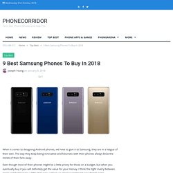 9 Best Samsung Phones To Buy In 2018 in Nigeria