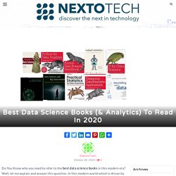 Best Data Science Books (& Analytics) To Read In 2020