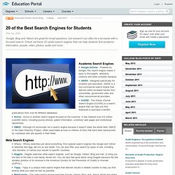 20 of the Best Search Engines for Students