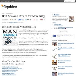 Best Man Shaving Products of 2011