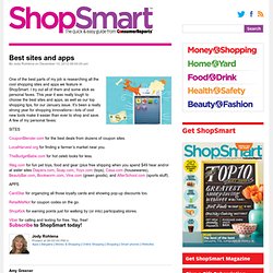ShopSmart mag: Best sites and apps
