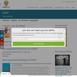 The Best Sites and Books for the ENFP Personality Type