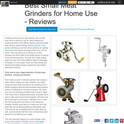 Best Small Meat Grinders for Home Use - Reviews