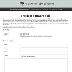 The best software help: - Mega Mart