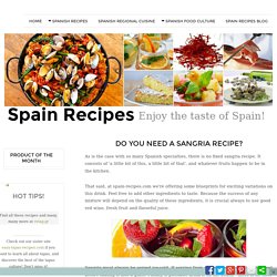 The best spanish sangria recipe!