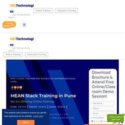 Best MEAN Stack Training in Pune