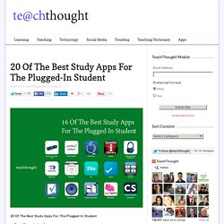 20 Of The Best Study Apps For The Plugged-In Student -