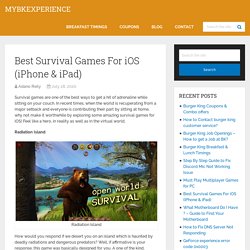 Best Survival Games For IOS (iPhone & IPad)