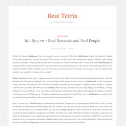 Jubiify.com – Real Rewards and Real People